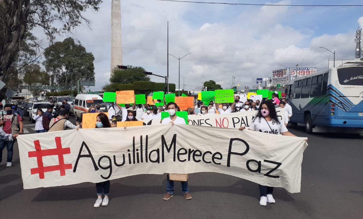 Marchan En Morelia Para Exigir Paz En Aguililla