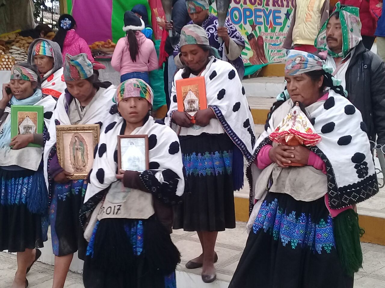 La subida de los inditos en San Cristóbal de las Casas