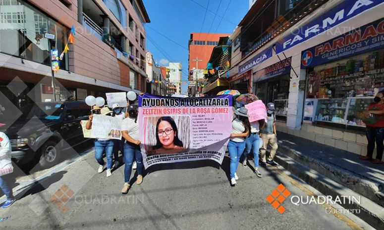 Marchan familiares de joven de Chilpancingo desaparecida en CDMX