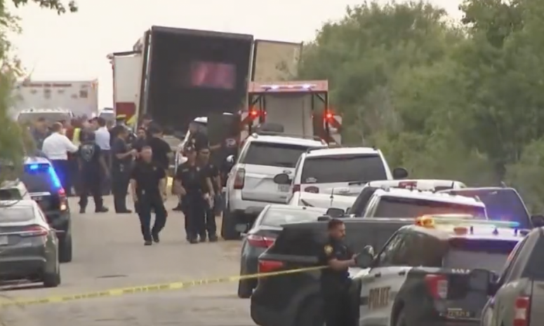 Hallan tráiler con 42 cuerpos asfixiados en San Antonio, Texas