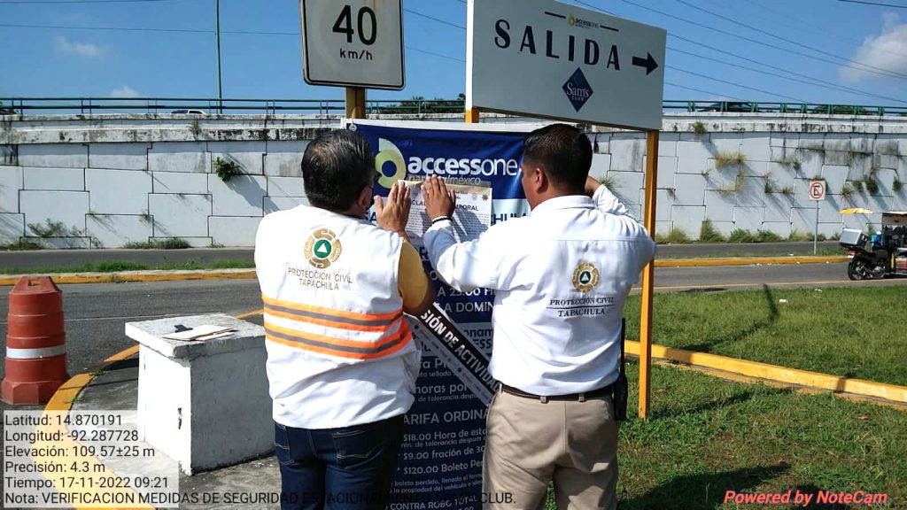 CLAUSURA EL AYUNTAMIENTO DE TAPACHULA LOS SISTEMAS DE COBRO DEL  ESTACIONAMIENTO DE SAM´S CLUB