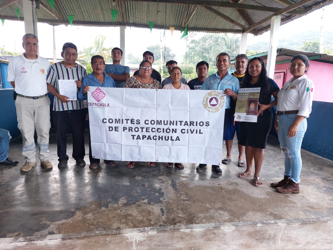 Congregación de Zaragoza se suma a comités comunitarios de PC en Tapachula