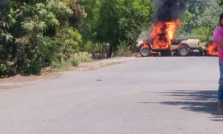Buenavista: vuelven los bloqueos y quema de vehículos