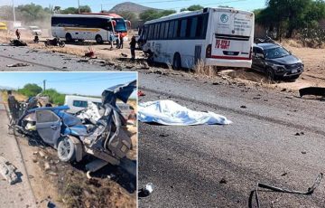 Choque en carretera a San Felipe deja 2 muertos y un herido grave