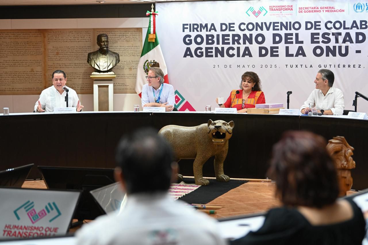 ACNUR y Gobierno de Chiapas firman convenio de colaboración - Quadratin ...