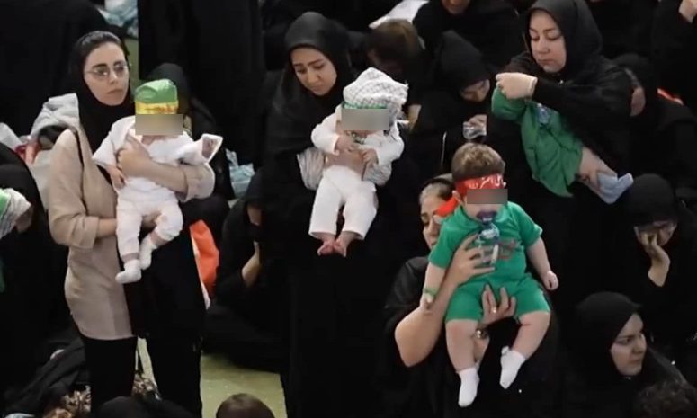 Mantiene Irán tensiones: actos con bebés mártires y amenazas a Trump