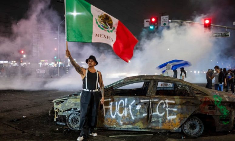 Endurecen protestas en Nueva York contra redadas migratorias del ICE