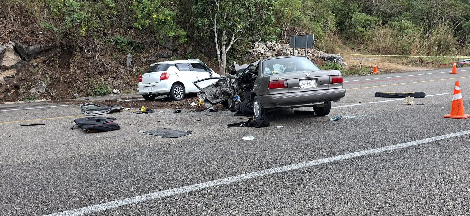Dos muertos y 3 lesionados en accidente en la vía Tuxtla Gutiérrez–San ...