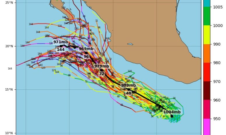 Depresión Tropical 18-E  se aleja de las costas de Chiapas